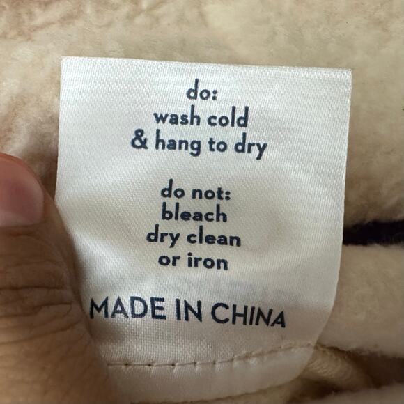 Sugarloaf Social Club Fleece Vest Cream Size Small Unisex - Picture 15 of 16